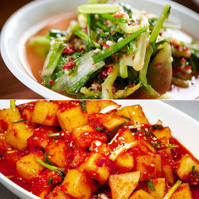 Hwang Jin Dam Bossam Kimchi 2kg + Young Radish Kimchi 2kg + Kakdugi 1kg_Korea Direct Delivery D 