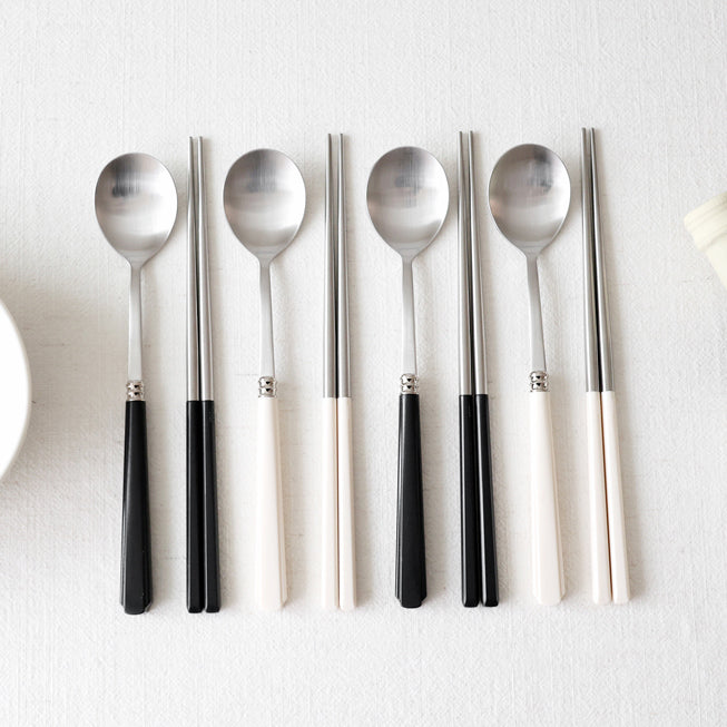 Verbe Spoon & Chopsticks Set Ink Black

