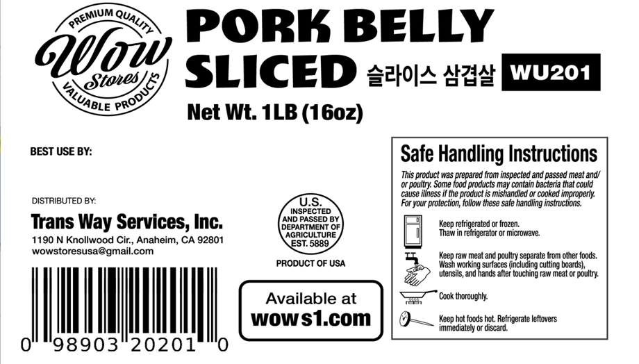 Hanam Jukkumi Normal Spicy Taste 350g x 3 Packs+ Slice Pork Belly 1LB