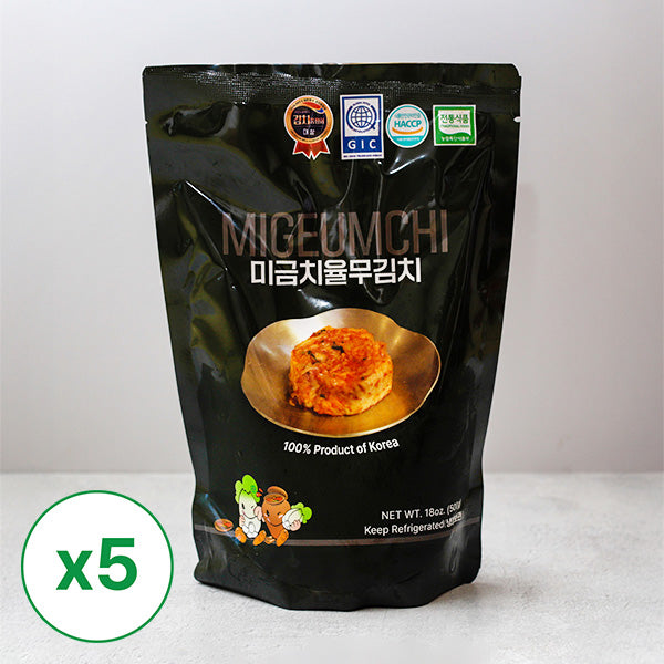 Yeoncheon Migumchi Yulmu Kimchi 500g x 5 (Set)

